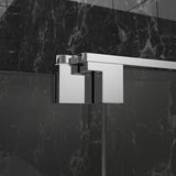 DreamLine Allure 66-67 in. W x 73 in. H Frameless Pivot Shower Door in Chrome