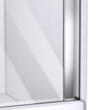 DreamLine Allure 32-33 in. W x 73 in. H Frameless Pivot Shower Door in Chrome