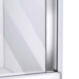 DreamLine Allure 35-36 in. W x 73 in. H Frameless Pivot Shower Door in Chrome