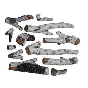 Amantii DESIGN-MEDIA-BIRCH-12PCE-LARGE BIRCH - 12 large logs.  Recommended for TRD 38