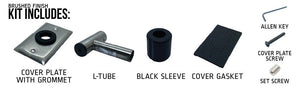 Amba Products AJ-WRK-B Jeeves Wet-Rated Upgrade Kit - 0.25 x 4.5 x 4.5 in. - Brushed Finish