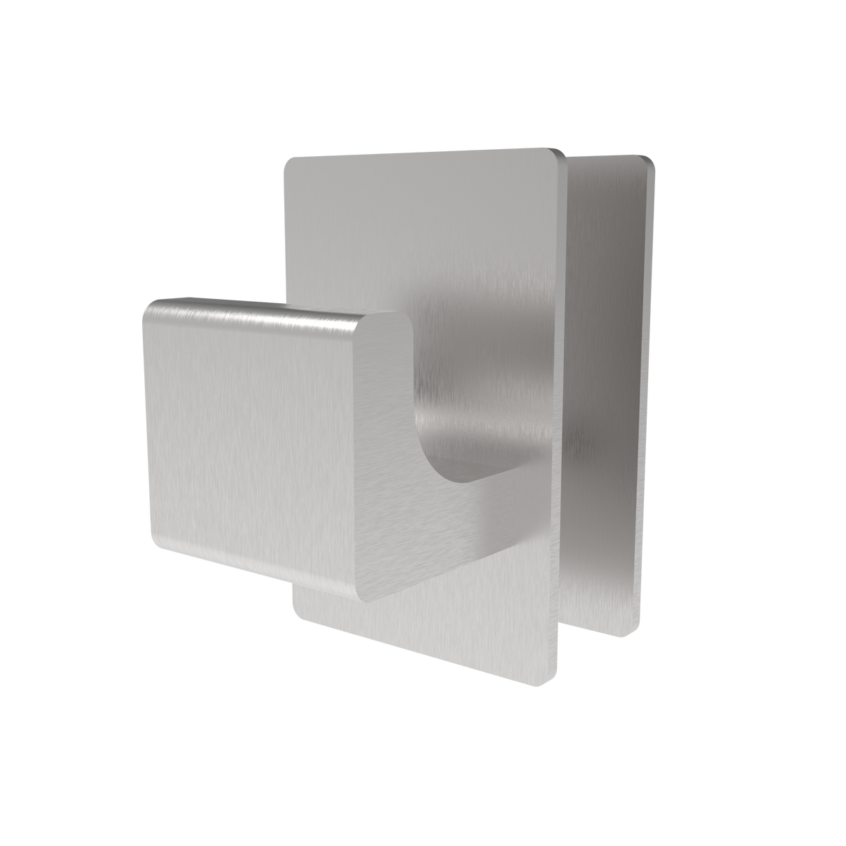 Amba Products Accessory AQV-BH-B Quadro/Vega Bathrobe Hanger - 1 x 1.5 x 1.25 in. - Brushed Finish