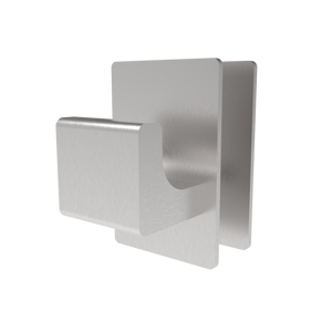 Amba Products Accessory AQV-BH-B Quadro/Vega Bathrobe Hanger - 1 x 1.5 x 1.25 in. - Brushed Finish