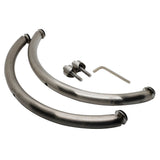 Amba Products Accessory ASO-BP33-B Solo Bracket Pack for SAFS-33 - 1 x 15 x 5 in. - Brushed Stainless Finish