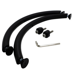 Amba Products Accessory ASO-BP33-MB Solo Bracket Pack for SAFS-33 - 1 x 15 x 5 in. - Matte Black Finish
