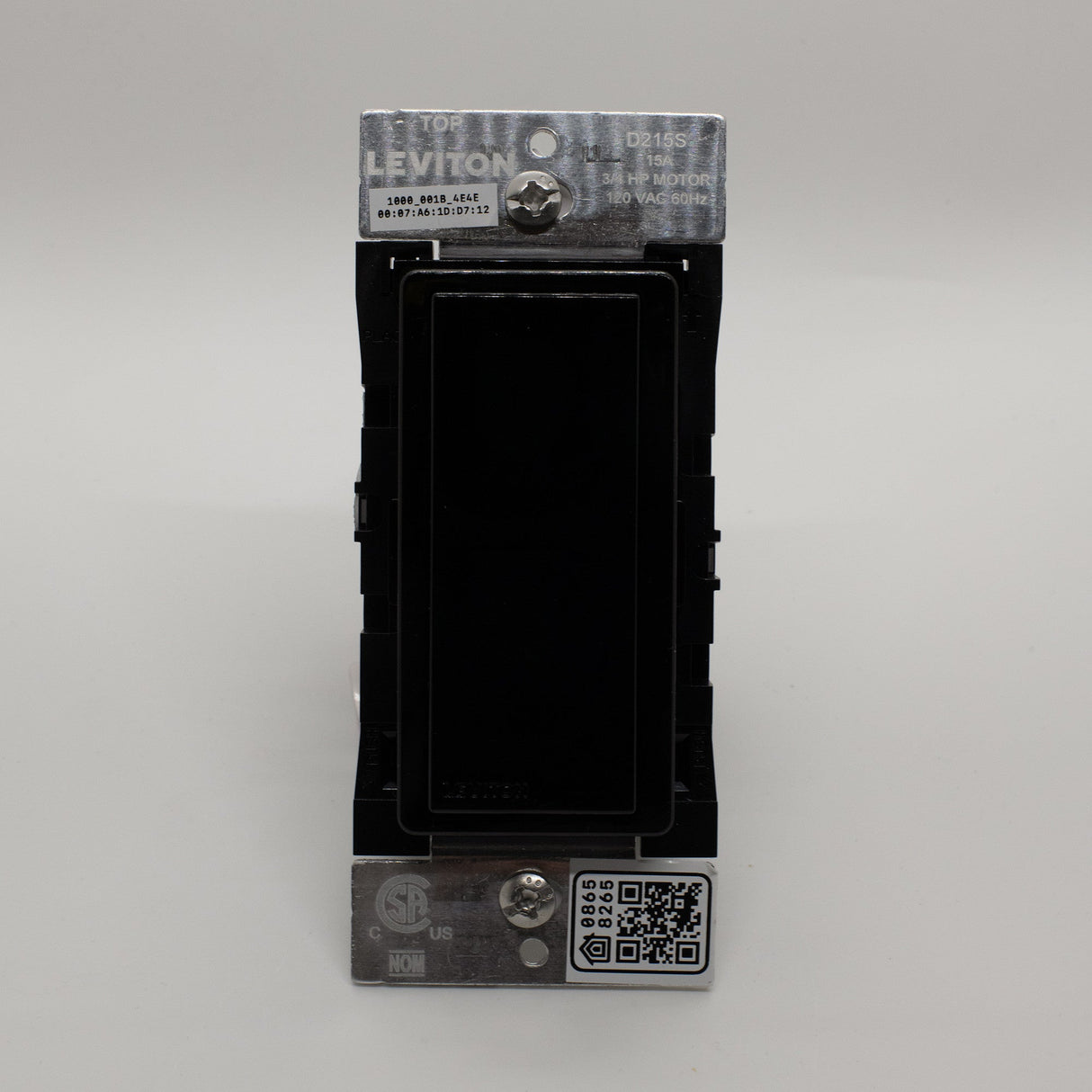 Amba Products Controller ATW-SS-BL WiFi-Enabled Smart Switch Color Change Kit - NA x 1.25 x 2.5 in. - FACE PLATE ONLY in Black Finish