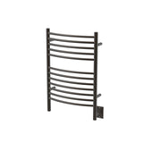 Amba Products ECO Jeeves Model E Curved 12-Bar Hardwired Towel Warmer - 6.5 x 21.25 x 31.75 in. - Oil Rubbed Bronze Finish