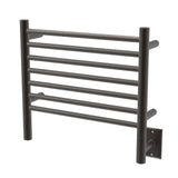 Amba Products HSO Jeeves Model H Straight 7-Bar Hardwired Towel Warmer - 4.5 x 21.25 x 18.75 in. - Oil Rubbed Bronze Finish