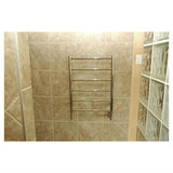 Amba Products JSP Jeeves Model J Straight 6-Bar Hardwired Drying Rack Towel Warmer - 4.5 x 21.25 x 31.75 in. - Polished Finish