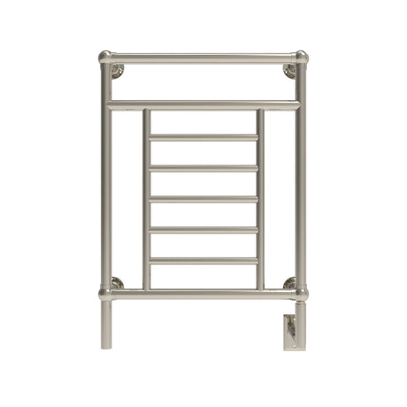 Amba Products T-2536PN Traditional Model 8-Bar Hardwired Towel Warmer - 5.375 x 25.25 x 36.375 in. - Polished Nickel Finish