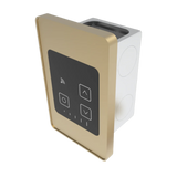 Amba Products ATW-TDHCR-SB Remote Touch Digital Heat Controller - 0.5 x 3.375 x 5.25 in. - Satin Brass Finish