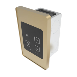 Amba Products ATW-TDHCR-SB Remote Touch Digital Heat Controller - 0.5 x 3.375 x 5.25 in. - Satin Brass Finish