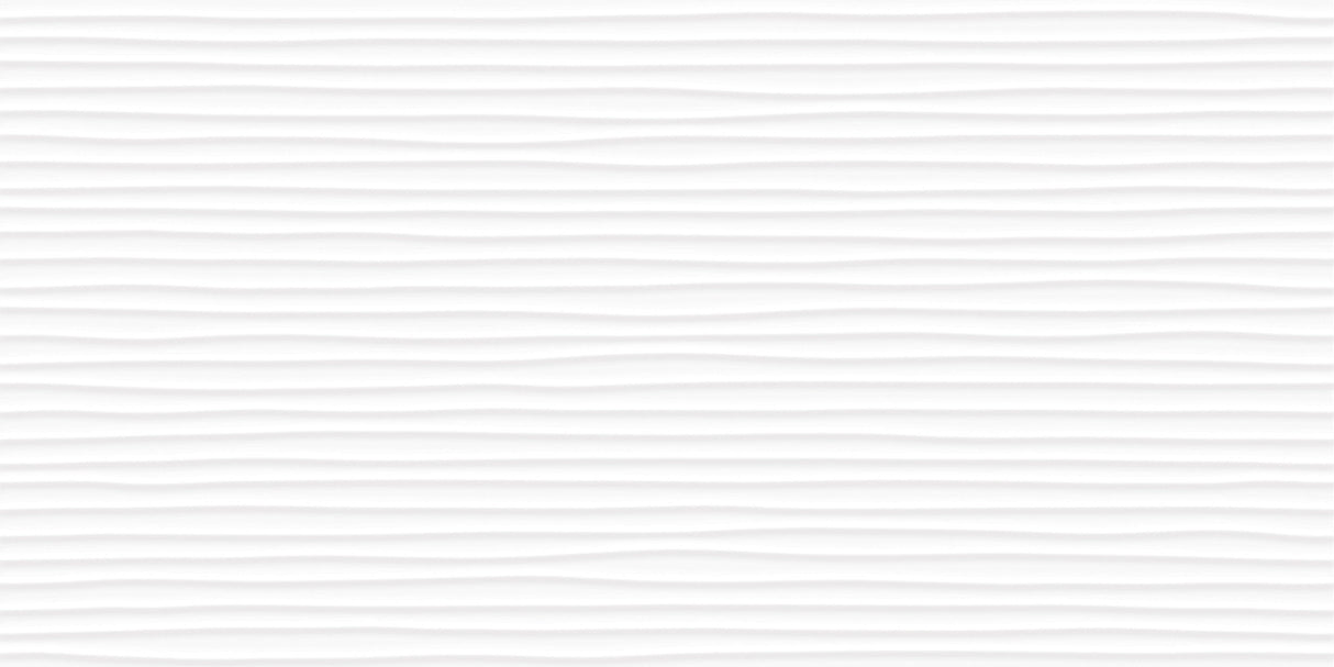 Anatolia Tile 12X24 Linea Amplitued Sculpted White Glossy Wall Tile 4000-0048-1  - premium natural stone mosaic tile from Anatolia Tile, available at PoshHaus showroom in Keene, NH
