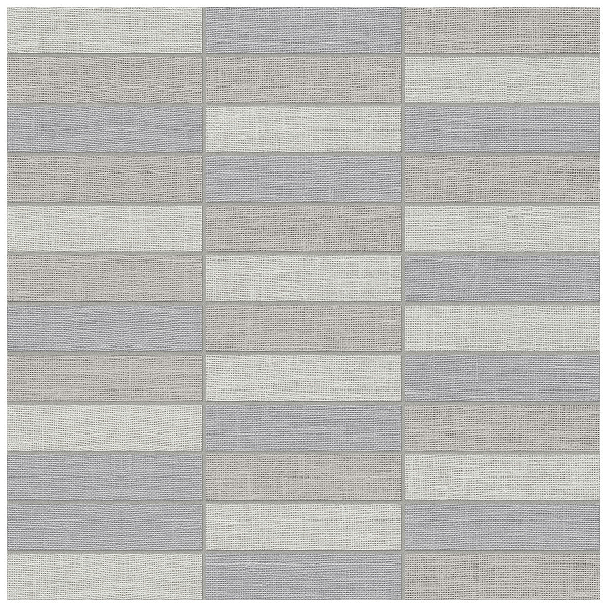 Anatolia Tile 1X4 Belgian Linen Dark Blend Stacked Mosaics. 1 Sheet = .96 Sq. Ft. 4501-0027-1  - premium natural stone mosaic tile from Anatolia Tile, available at PoshHaus showroom in Keene, NH