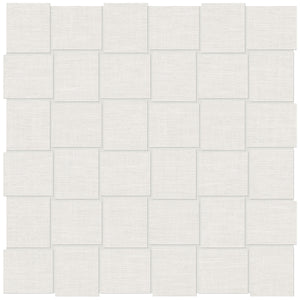 Anatolia Tile 2X2 Basketweave Belgian Linen Ivory Porcelain Mosaics. 1 Sheet = .96 Sq. Ft. 4501-0029-1 (69-566) Ivory Basketweave 2x2 - premium natural stone mosaic tile from Anatolia Tile, available at PoshHaus showroom in Keene, NH