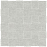 Anatolia Tile 2X2 Basketweave Belgian Linen Mist Porcelain Mosaics. 1 Sheet = .96 Sq. Ft. 4501-0032-1 Mist Basketweave 2x2 - premium natural stone mosaic tile from Anatolia Tile, available at PoshHaus showroom in Keene, NH