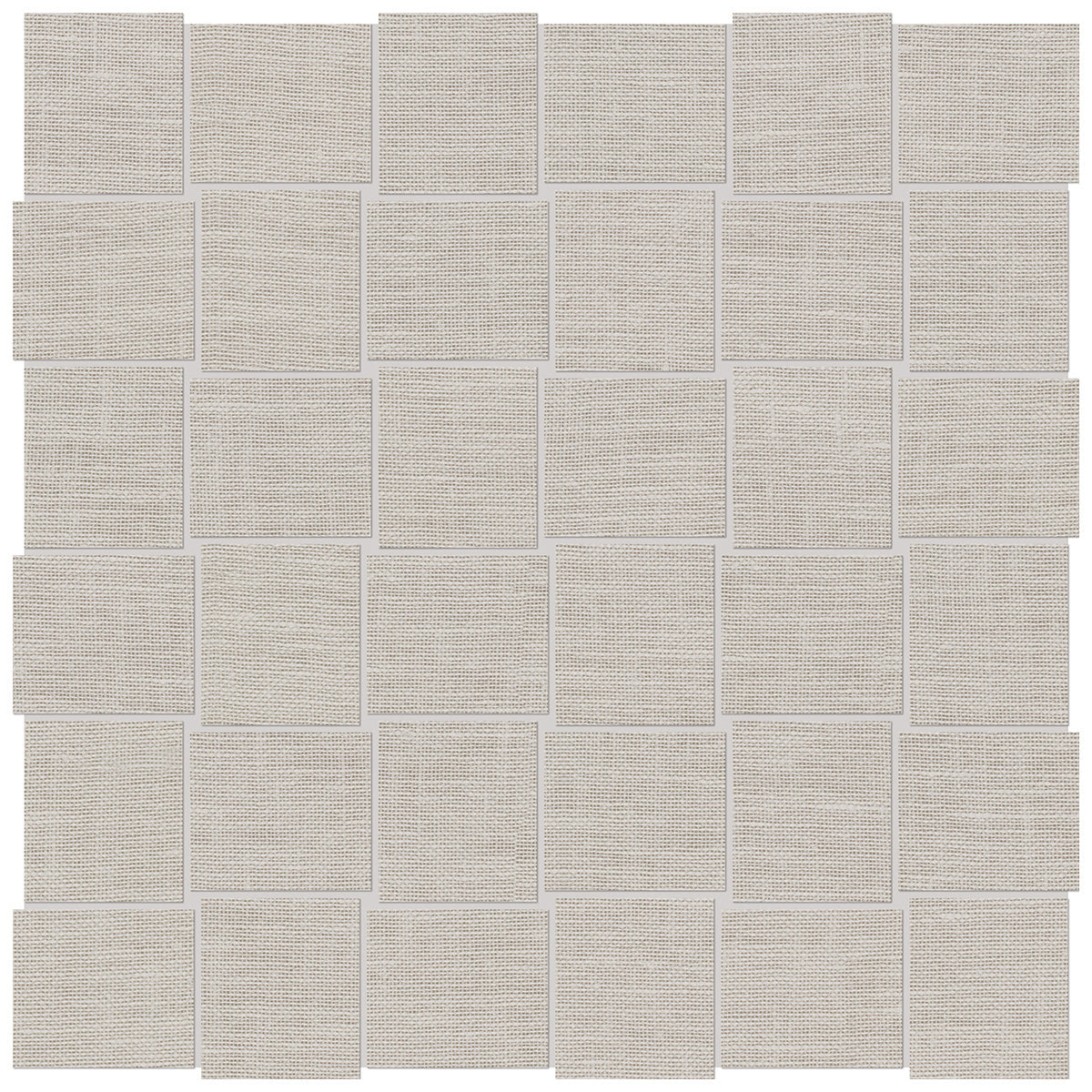 Anatolia Tile 2X2 Basketweave Belgian Linen Natural Porcelain Mosaics. 1 Sheet = .96 Sq. Ft. 4501-0033-1 (69-567) Natural Basketweave 2x2 - premium natural stone mosaic tile from Anatolia Tile, available at PoshHaus showroom in Keene, NH