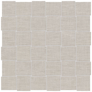 Anatolia Tile 2X2 Basketweave Belgian Linen Natural Porcelain Mosaics. 1 Sheet = .96 Sq. Ft. 4501-0033-1 (69-567) Natural Basketweave 2x2 - premium natural stone mosaic tile from Anatolia Tile, available at PoshHaus showroom in Keene, NH