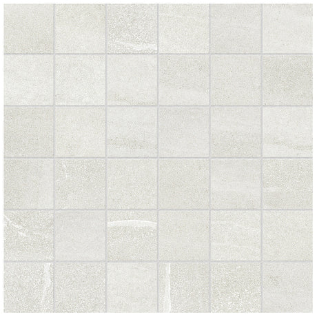 Anatolia Tile 2X2 Matte Crux Ivory 36 Piece Porcelain Mosaics. 1 Sheet = 1.16 Sq. Ft. 4501-0076-0 (63-525) Ivory 2x2 - premium natural stone mosaic tile from Anatolia Tile, available at PoshHaus showroom in Keene, NH