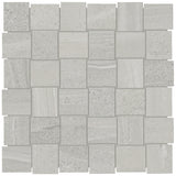 Anatolia Tile 2X2 Basketweave Davenport Ash Matte Porcelain Mosaics. 1 Sheet = .97 Sq. Ft. 4501-0078-0 (63-577) Ash Basketweave 2x2 - premium natural stone mosaic tile from Anatolia Tile, available at PoshHaus showroom in Keene, NH