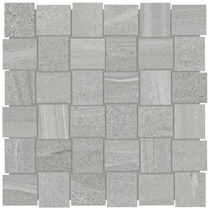 Anatolia Tile 2X2 Basketweave Davenport Earth Matte Porcelain Mosaicis. 1 Sheet = .97 Sq. Ft. 4501-0079-0 (63-578) Earth Basketweave 2x2 - premium natural stone mosaic tile from Anatolia Tile, available at PoshHaus showroom in Keene, NH