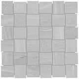 Anatolia Tile 2X2 Basketweave Davenport Ice Matte Porcelain Mosaics. 1 Sheet = .97 Sq. Ft. 4501-0080-0 (63-576) Ice Basketweave 2x2 - premium natural stone mosaic tile from Anatolia Tile, available at PoshHaus showroom in Keene, NH