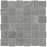 Anatolia Tile 2X2 Basketweave Davenport Mica Matte Porcelain Mosaics. 1 Sheet = .97 Sq. Ft. 4501-0081-0 (63-579) Mica Basketweave 2x2 - premium natural stone mosaic tile from Anatolia Tile, available at PoshHaus showroom in Keene, NH