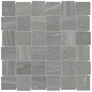 Anatolia Tile 2X2 Basketweave Davenport Mica Matte Porcelain Mosaics. 1 Sheet = .97 Sq. Ft. 4501-0081-0 (63-579) Mica Basketweave 2x2 - premium natural stone mosaic tile from Anatolia Tile, available at PoshHaus showroom in Keene, NH