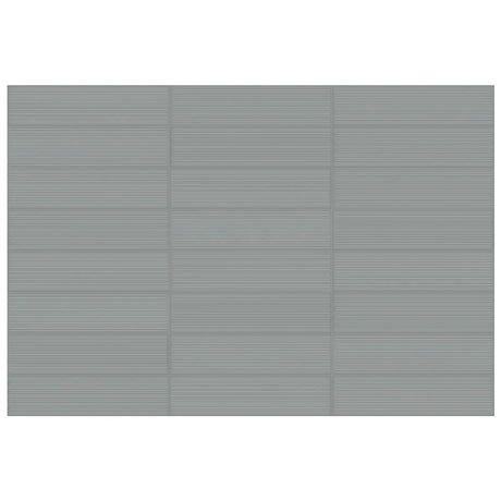 Anatolia Geometra 3X12 Divide Charcoal Glossy Ceramic Wall Tile 4000-0313-0 Charcoal Divide 3x12 - premium natural stone mosaic tile from Anatolia Tile, available at PoshHaus showroom in Keene, NH