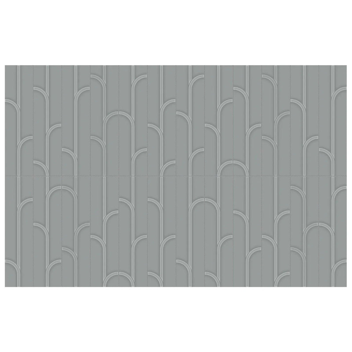 Anatolia Geometra 3X12 Ivy Charcoal Glossy Ceramic Wall Tile 4000-0308-0 Charcoal Ivy 3x12 - premium natural stone mosaic tile from Anatolia Tile, available at PoshHaus showroom in Keene, NH