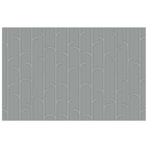 Anatolia Geometra 3X12 Ivy Charcoal Glossy Ceramic Wall Tile 4000-0308-0 Charcoal Ivy 3x12 - premium natural stone mosaic tile from Anatolia Tile, available at PoshHaus showroom in Keene, NH