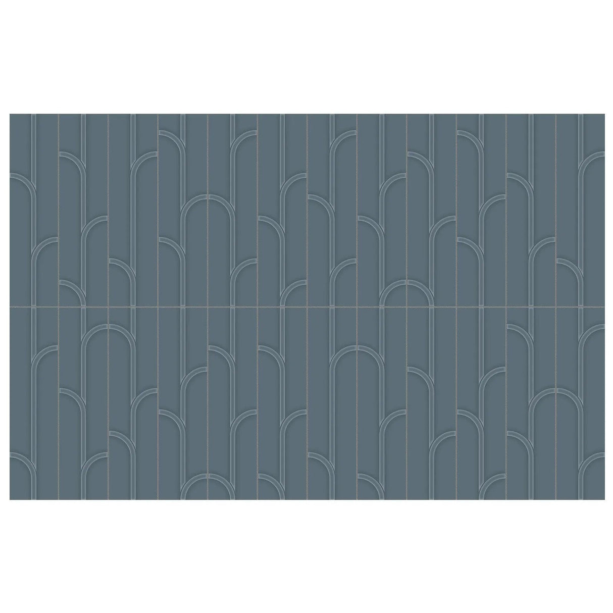Anatolia Geometra 3X12 Ivy Ink Glossy Ceramic Wall Tile 4000-0306-0 Ink Ivy 3x12 - premium natural stone mosaic tile from Anatolia Tile, available at PoshHaus showroom in Keene, NH