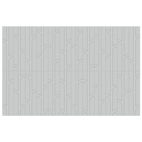 Anatolia Geometra 3X12 Ivy Silver Glossy Ceramic Wall Tile 4000-0304-0 Silver Ivy 3x12 - premium natural stone mosaic tile from Anatolia Tile, available at PoshHaus showroom in Keene, NH