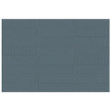 Anatolia Geometra 3X12 Maze Ink Glossy Ceramic Wall Tile 4000-0300-0 Ink Maze 3x12 - premium natural stone mosaic tile from Anatolia Tile, available at PoshHaus showroom in Keene, NH