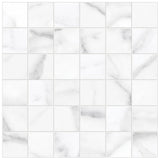 Anatolia Tile 2X2 La Marca Statuario Honed 36 Piece Mosaics. 1 Sheet = .96 Sf. 4501-0374-0 (68-475) Statuario Nuovo 2x2 Honed - premium natural stone mosaic tile from Anatolia Tile, available at PoshHaus showroom in Keene, NH