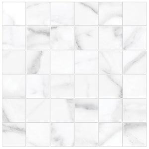 Anatolia Tile 2X2 La Marca Statuario Honed 36 Piece Mosaics. 1 Sheet = .96 Sf. 4501-0374-0 (68-475) Statuario Nuovo 2x2 Honed - premium natural stone mosaic tile from Anatolia Tile, available at PoshHaus showroom in Keene, NH