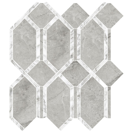 Anatolia Tile La Marca Paradiso Modella Polished Porcelain Mosaics. 1 Sheet = 1.10 Sq. Ft. 4501-0409-0  - premium natural stone mosaic tile from Anatolia Tile, available at PoshHaus showroom in Keene, NH