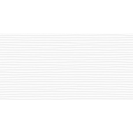 Anatolia Tile 12X24 Linea Amplitued Sculpted White Glossy Wall Tile 4000-0048-1  - premium natural stone mosaic tile from Anatolia Tile, available at PoshHaus showroom in Keene, NH