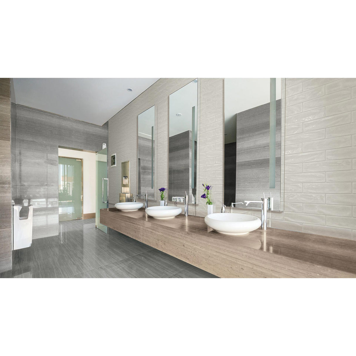 Anatolia Tile 3X12 Marlow Desert Glossy Wall 4000-0074-1 Desert 3x12 Glossy - premium natural stone mosaic tile from Anatolia Tile, available at PoshHaus showroom in Keene, NH