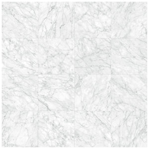 Anatolia Tile 24X24 Plata Carrara M Matte 4500-0968-0 Carrara Abisso 24x24 Matte - premium natural stone mosaic tile from Anatolia Tile, available at PoshHaus showroom in Keene, NH