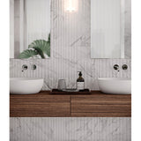 Anatolia Tile 12X36 Raffino Alto Bianco Matte 4000-0264-0 Bianco Vita Alto - premium natural stone mosaic tile from Anatolia Tile, available at PoshHaus showroom in Keene, NH