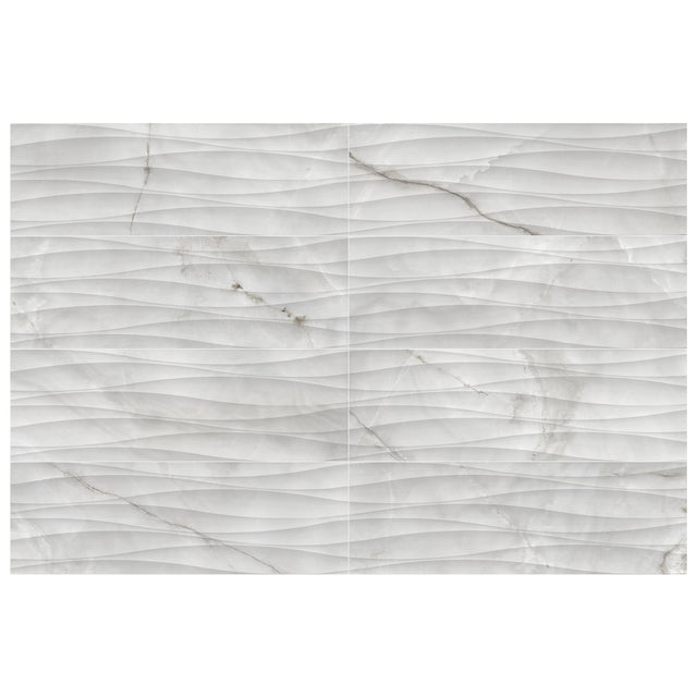 Anatolia Tile 12X36 Raffino Curva Onyx Matte 4000-0271-0  - premium natural stone mosaic tile from Anatolia Tile, available at PoshHaus showroom in Keene, NH