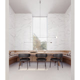 Anatolia Tile 12X36 Raffino Plane Statuario Matte 4000-0273-0 Statuario Valore - premium natural stone mosaic tile from Anatolia Tile, available at PoshHaus showroom in Keene, NH