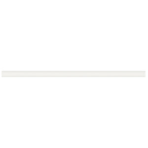 Anatolia Tile Soho Canvas White Glossy Glazed Ceramic 12-Inch Quarter Round 4002-0139-0 Canvas White Quarter Round Glossy - premium natural stone mosaic tile from Anatolia Tile, available at PoshHaus showroom in Keene, NH