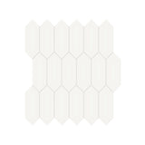 Anatolia Tile 2X5 Soho Canvas White Glossy Porcelain Picket Mosaics. 1 Sheet = .97 Sq. Ft. 4501-0480-0  - premium natural stone mosaic tile from Anatolia Tile, available at PoshHaus showroom in Keene, NH