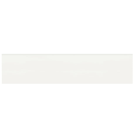 Anatolia Tile 2 X 8 Soho Canvas White Glossy Glazed Ceramic Bullnose 4002-0121-0 Canvas White 2x8 Bullnose Glossy - premium natural stone mosaic tile from Anatolia Tile, available at PoshHaus showroom in Keene, NH