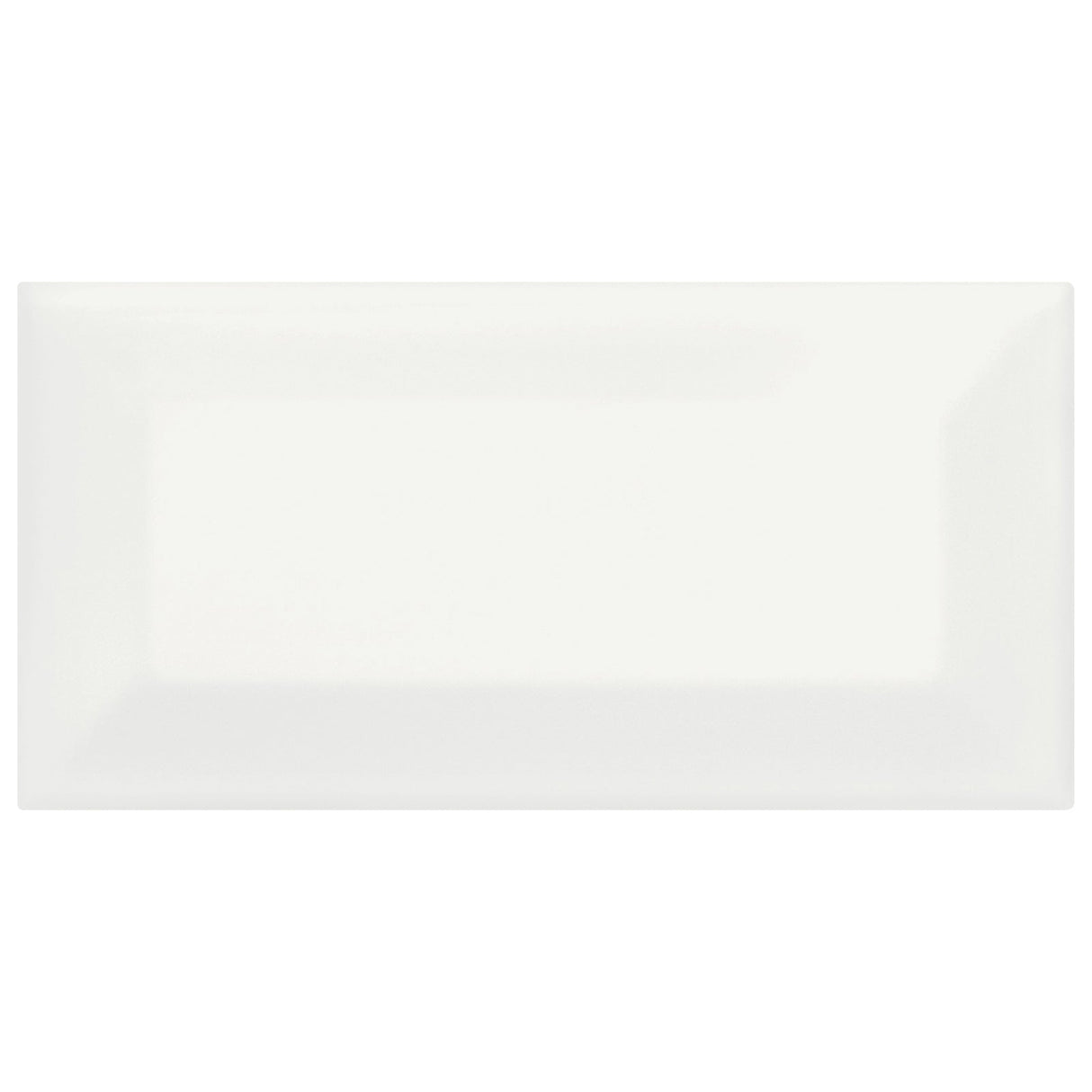 Anatolia Tile 3 X 6 Soho Canvas White Beveled Glossy Glazed Ceramic Wall Tile 4000-0161-1 Canvas White 3x6 Beveled - premium natural stone mosaic tile from Anatolia Tile, available at PoshHaus showroom in Keene, NH