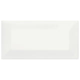 Anatolia Tile 3 X 6 Soho Canvas White Beveled Glossy Glazed Ceramic Wall Tile 4000-0161-1 Canvas White 3x6 Beveled - premium natural stone mosaic tile from Anatolia Tile, available at PoshHaus showroom in Keene, NH