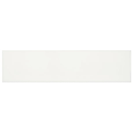 Anatolia Tile 4 X 16 Soho Canvas White Matte Glazed Ceramic Wall Tile 4000-0171-0 Canvas White 4x16 Matte - premium natural stone mosaic tile from Anatolia Tile, available at PoshHaus showroom in Keene, NH