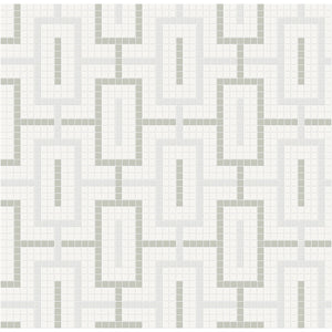 Anatolia Tile Soho Morning Blend Chain Pattern Matte Porcelain Mosaics. 1 Sheet = .91 Sq. Ft. 4501-0542-0  - premium natural stone mosaic tile from Anatolia Tile, available at PoshHaus showroom in Keene, NH